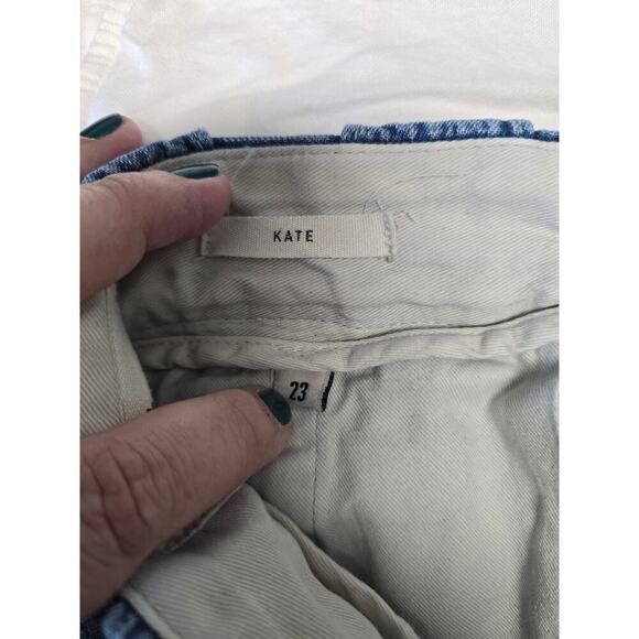 Imogene & Willie kate eames high-rise trouser wide leg chino jeans Size 23 - Picture 9 of 9